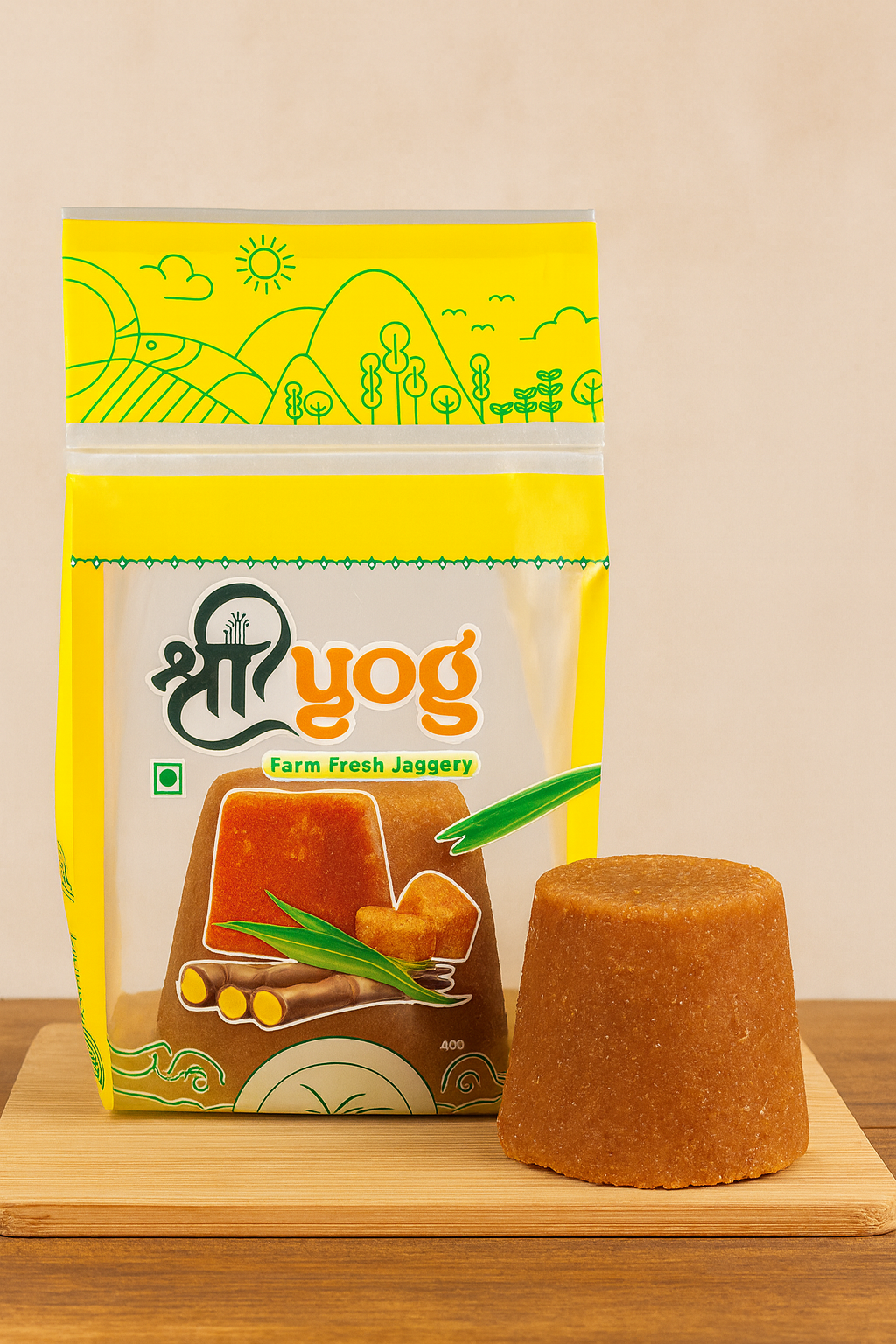 SHREEYOG JAGGERY BLOCK - 900 GMS